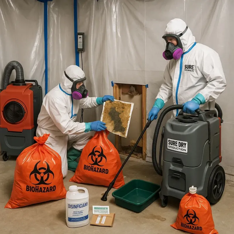 Contaminated Water Handling Protocols process in Bliss Corner, MA